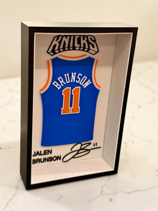 Other - Jalen Brunson #11 New York Knicks 3D Jersey Display Box | Basketball Fan Gift |